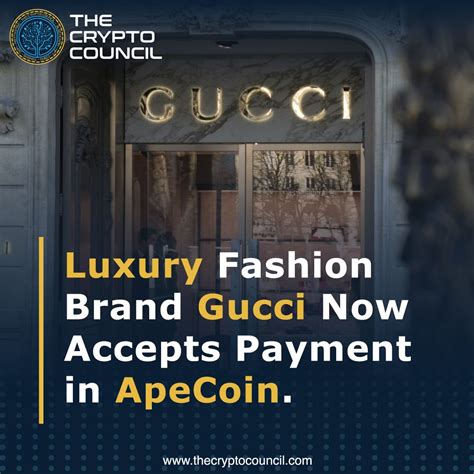 gucci crypto payments|Gucci crypto payment options.